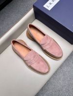 J.M.WESTON Pink calfskin Leather Shoes-J.M.WESTON Man Business Leather Shoes